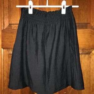 Black Sidewalk Mini Skirt